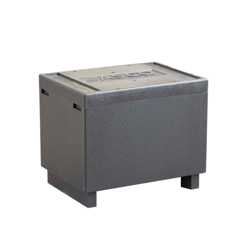 Polar Chest Dry Ice Storage Container with Lid and Casters PB11DXX - 43L x  27-1/2W x 39-1/2H